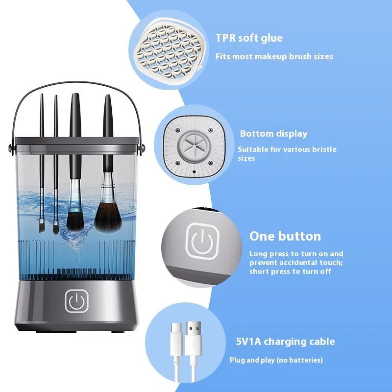 Electric One Wash Multiple Cleanser Of Makeup Brush - LVbeuty