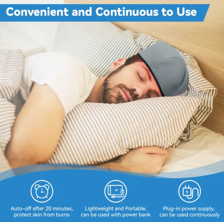 LED Scalp Massager with Red Light Therapy - LVbeuty