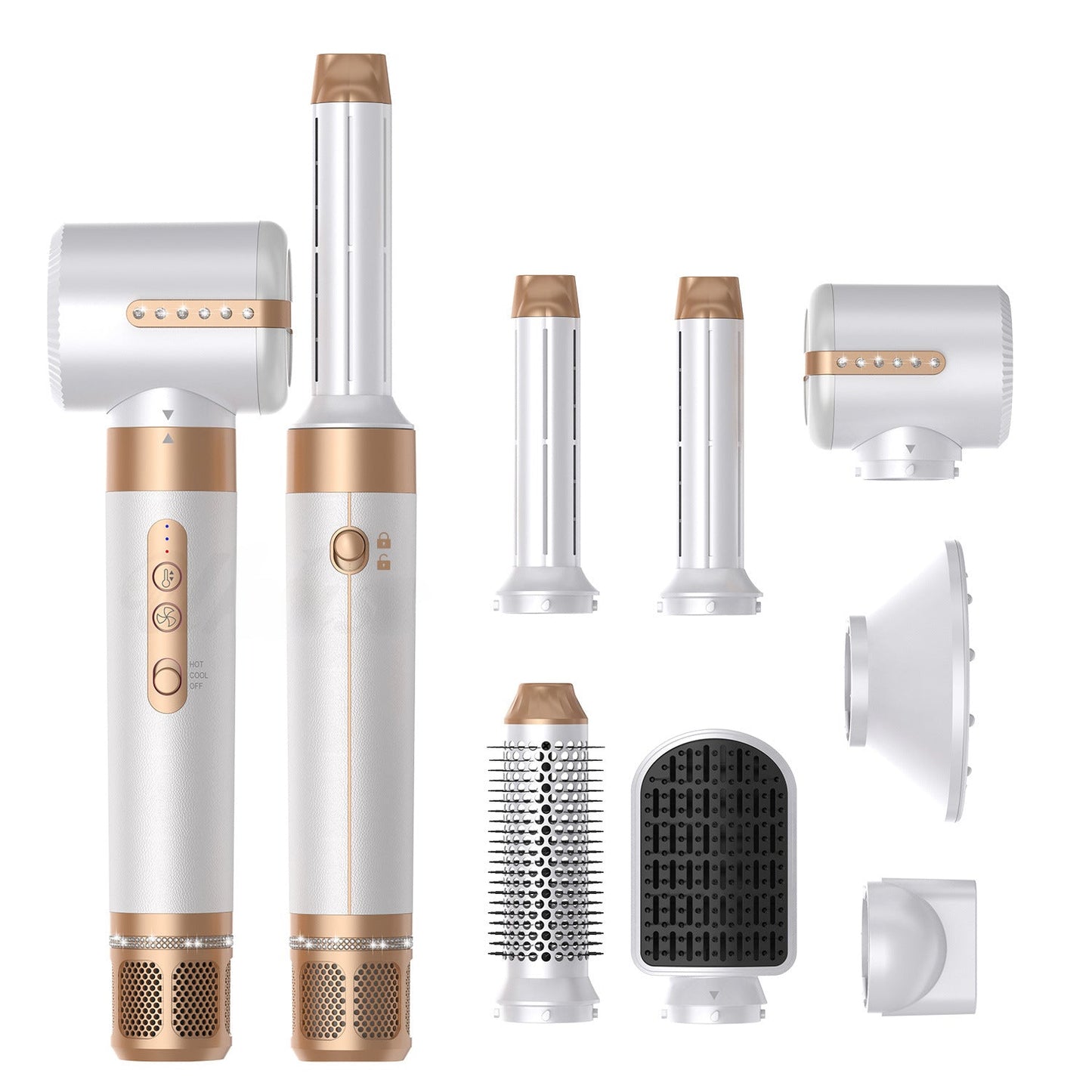 7 - in - 1 High - Speed Hot Air Brush for Styling - LVbeuty