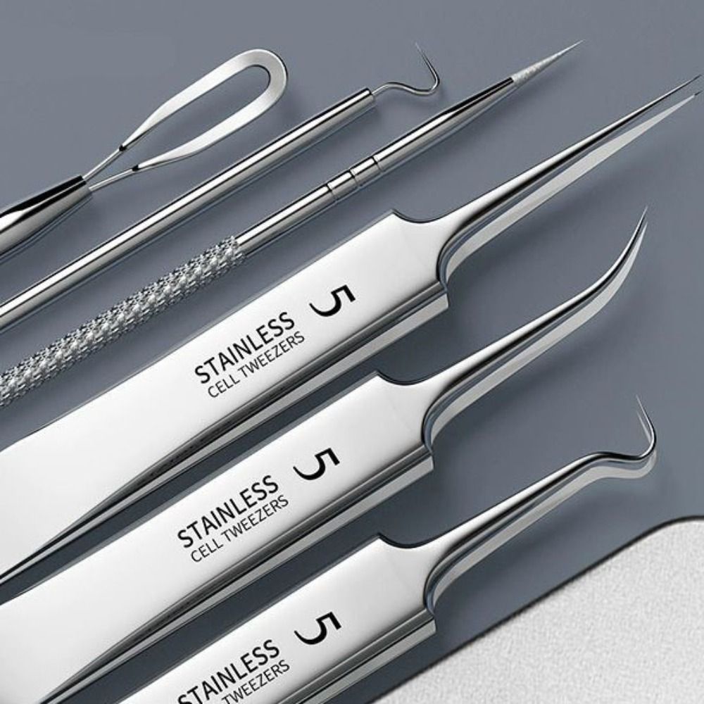 8pcs Ultra - fine Beauty Salon Acne Needle Tool Set - LVbeuty