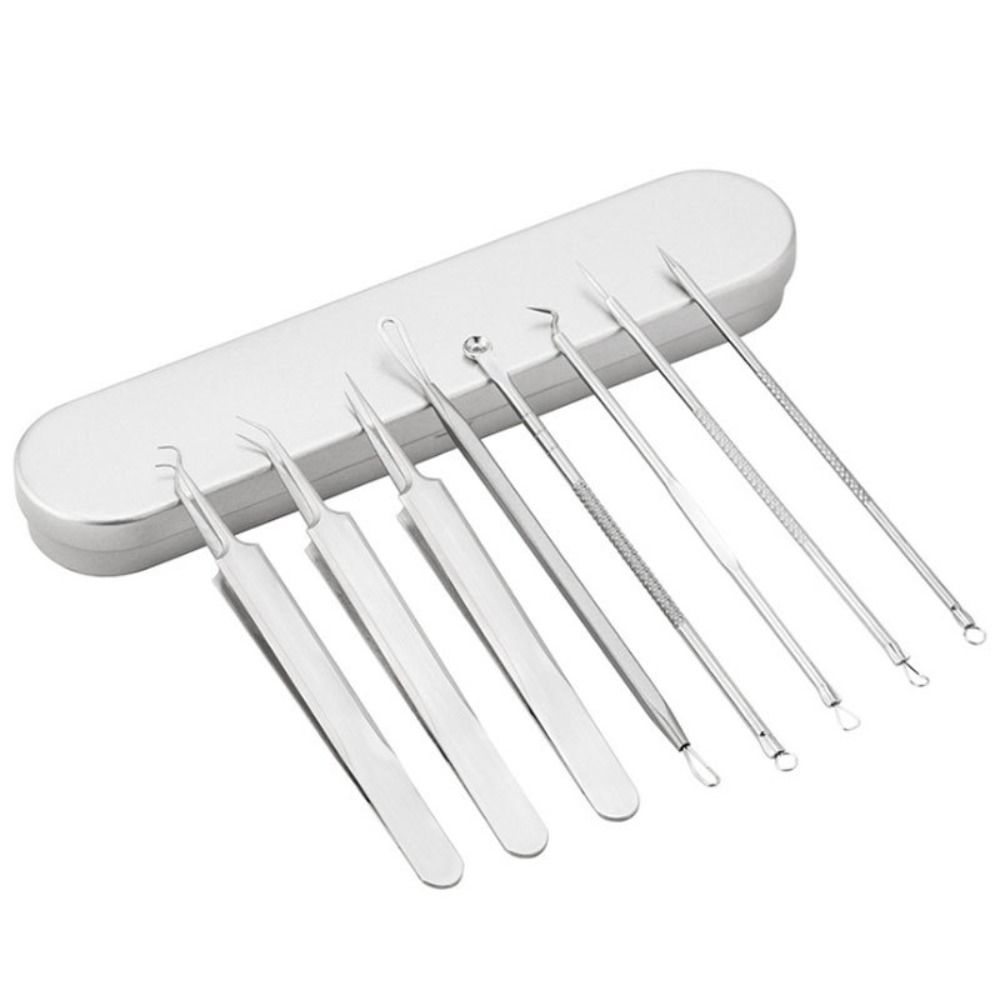 8pcs Ultra - fine Beauty Salon Acne Needle Tool Set - LVbeuty