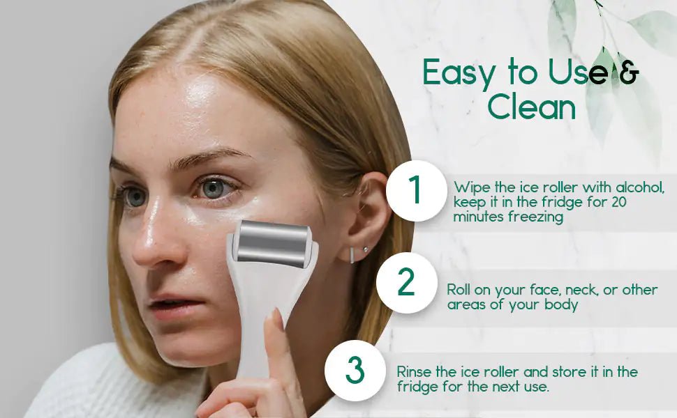 Ice Roller Facial Tool for Refreshing Body Massage - LVbeuty