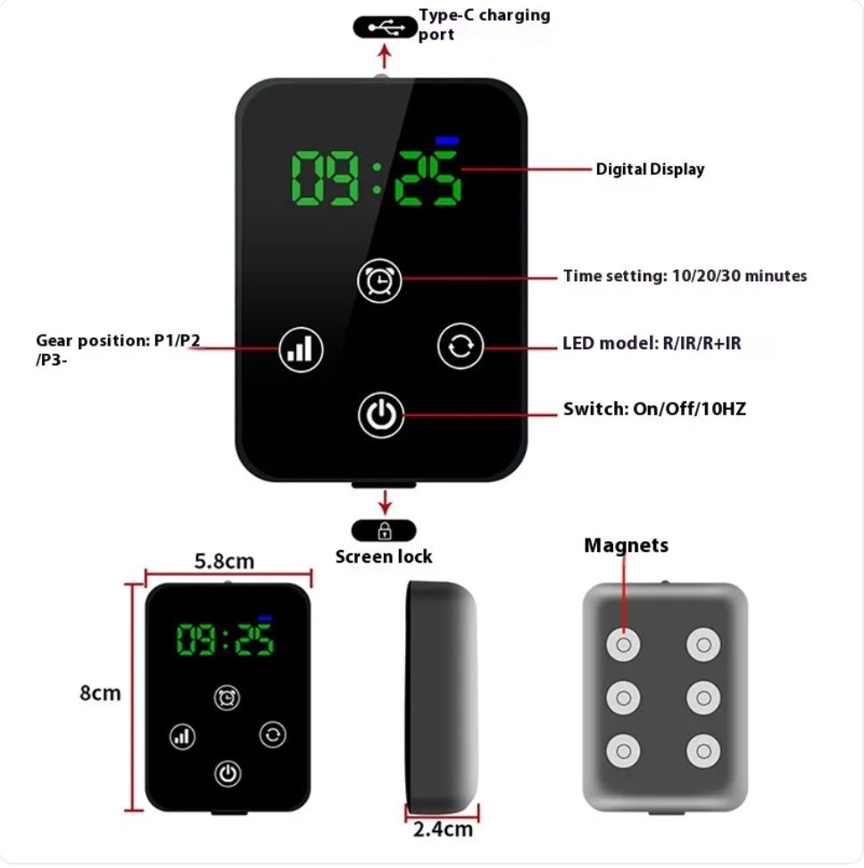 Infrared Knee Pain Relief Massager with Red Light Therapy - LVbeuty