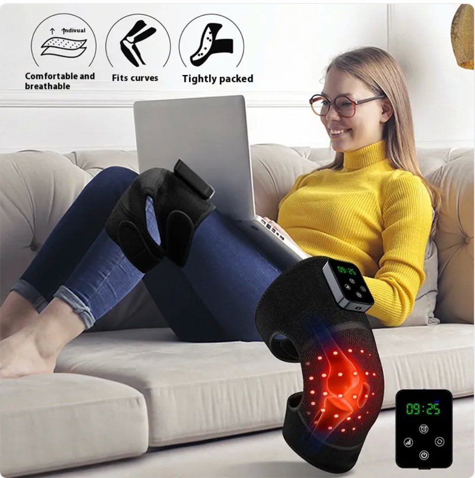 Infrared Knee Pain Relief Massager with Red Light Therapy - LVbeuty