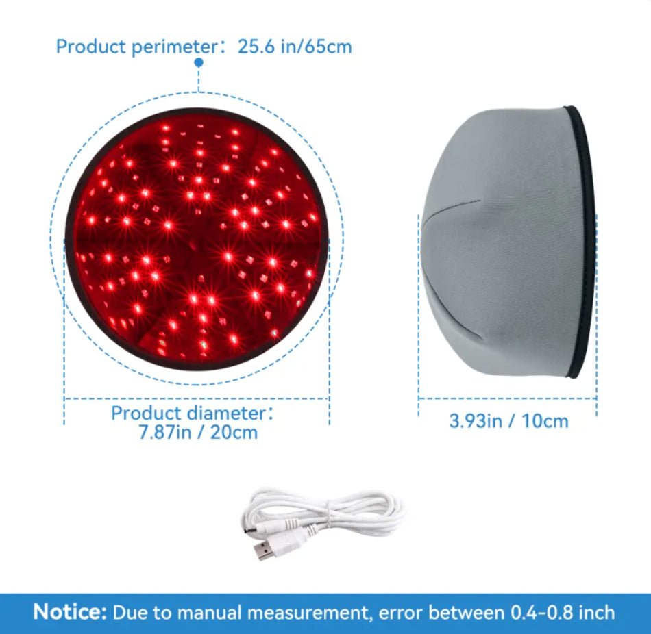 LED Scalp Massager with Red Light Therapy - LVbeuty