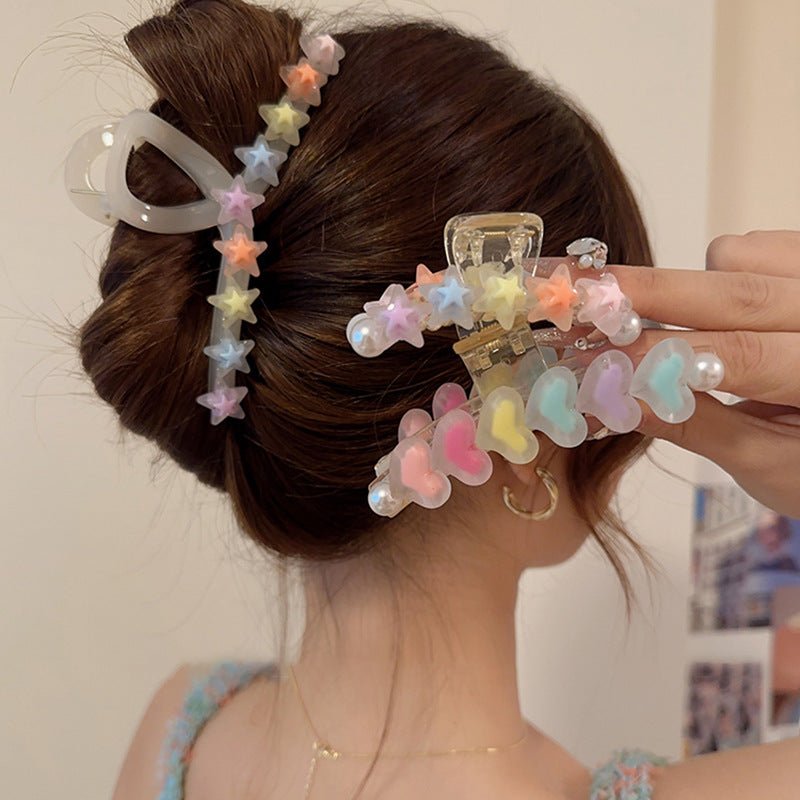Love Star Hair Clip - Fashionable Simple Accessory - LVbeuty