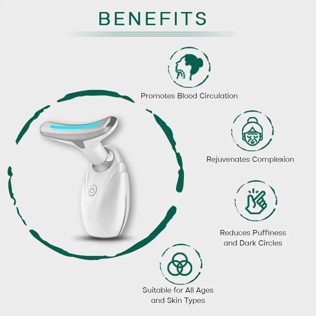 Neck & Face Lifting LED Therapy Device - LVbeuty