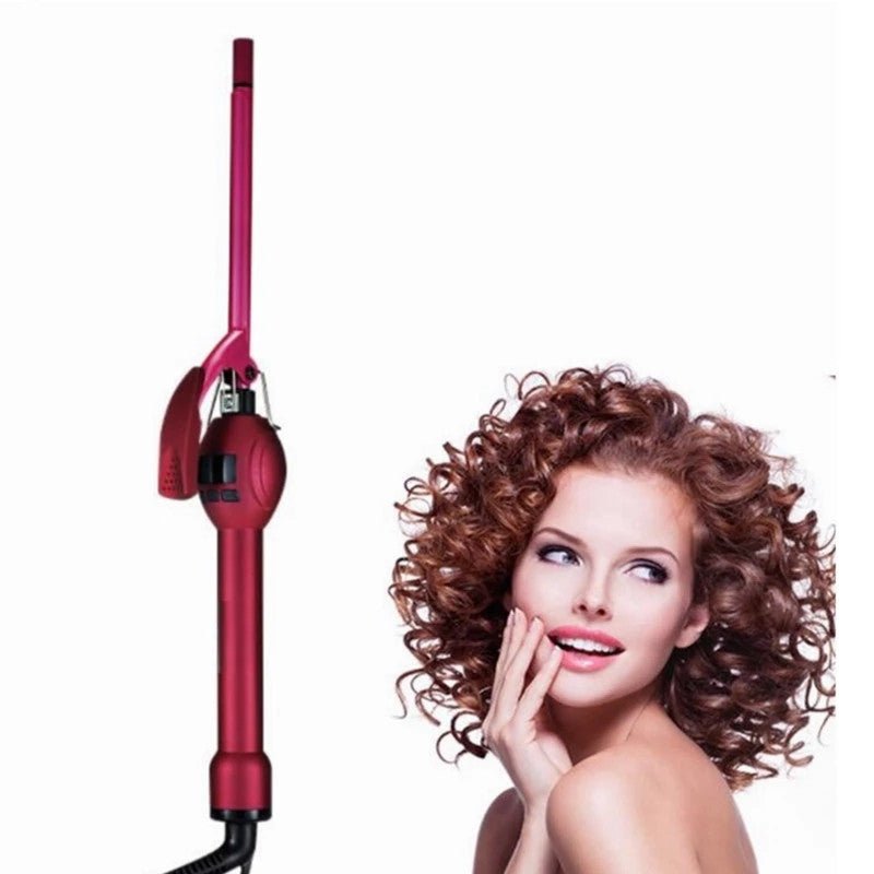 Professional 9mm Curling Iron with LCD Display - LVbeuty