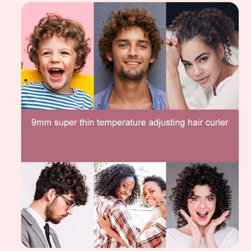 Professional 9mm Curling Iron with LCD Display - LVbeuty