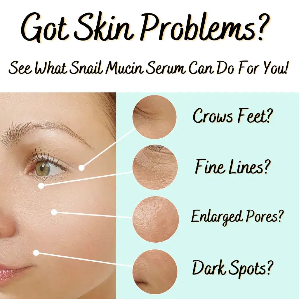 Snail Mucin Serum with Vitamin C & E - LVbeuty