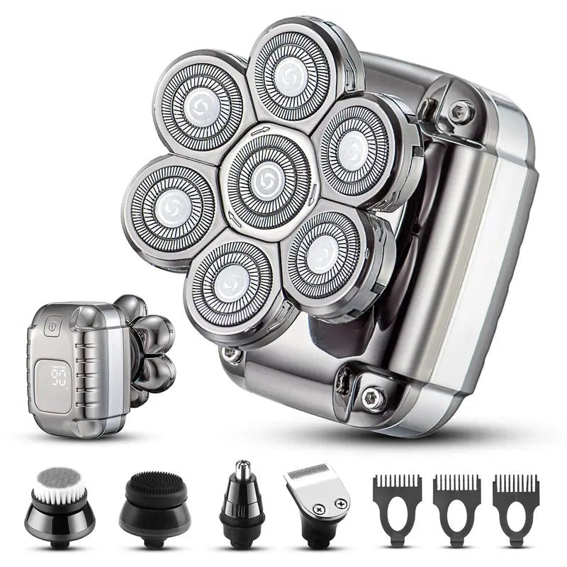 Waterproof Rechargeable Bald Head Shaver for Men - LVbeuty