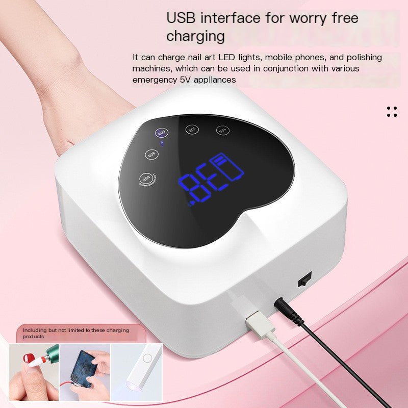X20 Wireless Nail Lamp with Rechargeable Lithium Battery - LVbeuty
